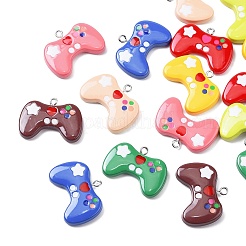 16Pcs 8 Colors Opaque Resin Pendants&nbsp;RESI-CJ0003-77