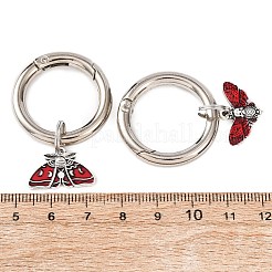 ゴシック合金靴チャーム  合金スプリングゲートリング付き  混合図形  アンティークシルバー＆プラチナ  43~46mm  8個/セット&nbsp;HJEW-GO00068