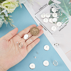 20Pcs Brass Stud Earring Settings&nbsp;KK-BBC0010-56A
