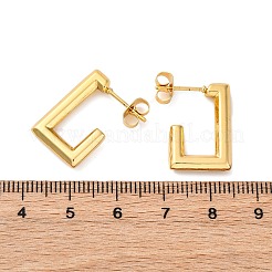 304 Stainless Steel Stud Earrings for Women&nbsp;EJEW-L296-033G-02