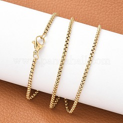 304 Stainless Steel Venetian Chain Necklace Making&nbsp;X-STAS-A028-N032G