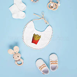 11.6x8.2インチのスティックとステッチの刺繍模様4枚。  不織布水溶性刺繍安定剤  食べ物  297x210 MMM&nbsp;DIY-WH0455-042