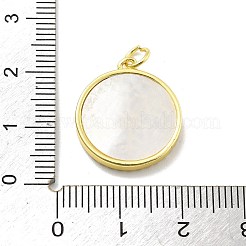 Rack Plating Brass Micro Pave Cubic Zirconia Pendants&nbsp;KK-D359-21G