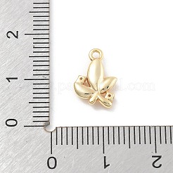 Brass Micro Pave Cubic Zirconia Pendants&nbsp;KK-D283-12G