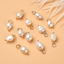 12Pcs 2 Colors Grade B Natural Cultured Freshwater Pearl Charms&nbsp;FIND-YW0004-29