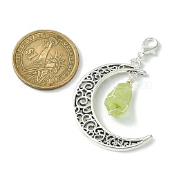 Hollow Moon Alloy Pendant Decoration&nbsp;HJEW-TA00097