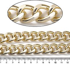 Oxidation Aluminum Diamond Cut Faceted Curb Chains&nbsp;CHA-H001-01KCG