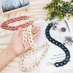 4Pcs 4 Colors Plastic Curb Chain Bag Handles&nbsp;FIND-FH0004-98