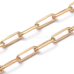 Soldered Brass Paperclip Chains&nbsp;CHC-G005-03G