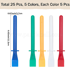 25Pcs PP Plastic Palette Knives&nbsp;FIND-CP0003-46