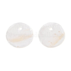 Natural Capiz Shell Disc Charms&nbsp;BSHE-T014-03