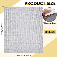 EPEフォーム断熱綿ロール  長方形  400x335x2mm&nbsp;DIY-WH0671-411B