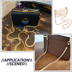 3Pcs 3 Styles Iron Flat Snake Chain Bag Straps&nbsp;FIND-BT0001-26