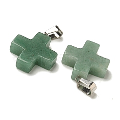 Natural Green Aventurine Pendants&nbsp;G-Z067-06P-05