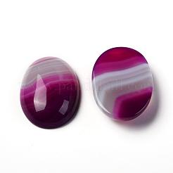 Natural Striped Agate/Banded Agate Cabochons&nbsp;X-G-J069-18x25mm-01