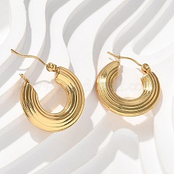 304 Stainless Steel Hoop Earrings for Women&nbsp;EJEW-L296-041G