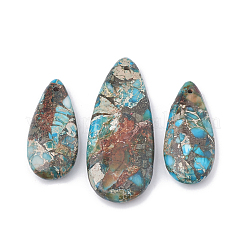 Natural Regalite/Imperial Jasper/Sea Sediment Jasper Pendants&nbsp;G-S328-003O