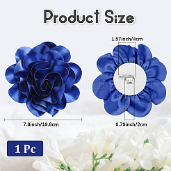 1Pc Polyester Brooches&nbsp;JEWB-CN0001-07F