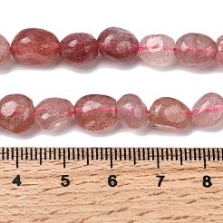 Natural Strawberry Quartz Beads Strands&nbsp;G-P601-A08-02