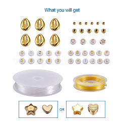 DIY Summer Themed Stretch Bracelet Making Kits&nbsp;DIY-TA0003-28