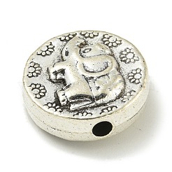 Tibetan Style Alloy Beads&nbsp;FIND-U015-15AS-01