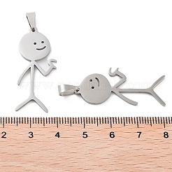 Non-Tarnish 201 Stainless Steel Pendants&nbsp;STAS-A090-01A-P