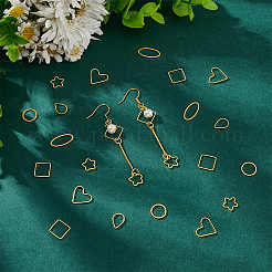 240Pcs 6 Styles Brass Linking Rings&nbsp;FIND-UN0003-68