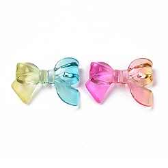 Two Tone Transparent Acrylic Beads&nbsp;OACR-P011-01A