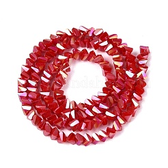 Electroplate Opaque Glass Beads Strands&nbsp;EGLA-Q139-01A-C10