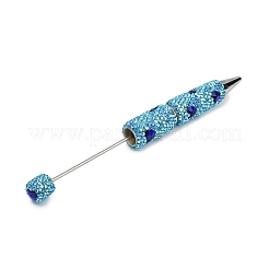 Polymer Clay Rhinestones Ball-Point Pen&nbsp;OFST-D300-05P-Q