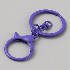 Baking Paint Zinc Alloy Keychain Clasps&nbsp;FIND-CJC0011-41J