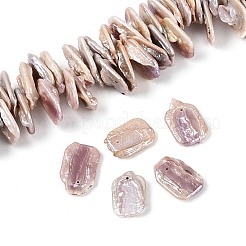 Natural Baroque Keshi Pearl Beads Strands&nbsp;PEAR-S022-06A