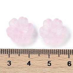 Transparent Spray Paint Glass Beads&nbsp;X1-GLAA-H035-04G