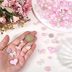 250Pcs 14 Styles Transparent Acrylic Beads&nbsp;TACR-PA0001-14