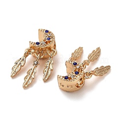 Alloy Rhinestone European Beads&nbsp;FIND-Q115-04G