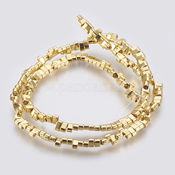 Electroplated Non-magnetic Synthetic Hematite Beads Strands&nbsp;G-E495-11B