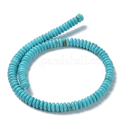 天然石ハウライトビーズ連売り  染め  ディスク  8~8.5x3.5~4mm  穴：1mm  約116個/連  15.55''（39.5センチメートル）&nbsp;G-E604-E01