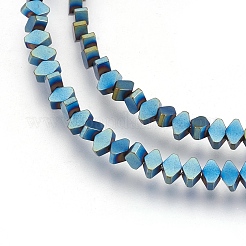 Electroplate Non-magnetic Synthetic Hematite Bead Strands&nbsp;G-I208-18F-S