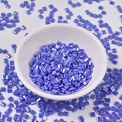 MIYUKIティラビーズ  日本製シードビーズ  2穴  （tl483)不透明ツルニチニチソウab  5x5x1.9mm  穴：0.8mm  約118PCS /ボトル  10 G /ボトル&nbsp;SEED-JP0008-TL0483