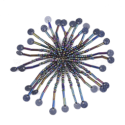Glass Seed Beads Cabochons&nbsp;FIND-T044-04A