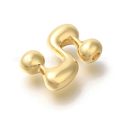 Rack Plating Brass Beads&nbsp;KK-S051-01G-S