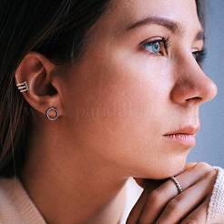 925 Sterling Silver Cuff Earrings&nbsp;JE1064B