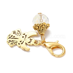 3Pcs Tibetan Style Alloy Angel Pendant Decorations&nbsp;HJEW-JM03837