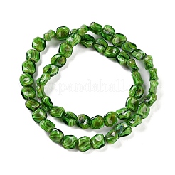 Handmade Milleflori Glass Beads Strands&nbsp;LAMP-M018-01A-05