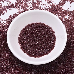 MIYUKIデリカビーズ  シリンダー  日本製シードビーズ  11/0  （db0105)ガーネットゴールド光沢  1.3x1.6mm  穴：0.8mm  約2000PCS /ボトル  10 G /ボトル&nbsp;SEED-JP0008-DB0105