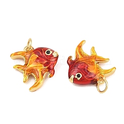 Brass Enamel Pendants&nbsp;KK-CBA3297-05B-G04