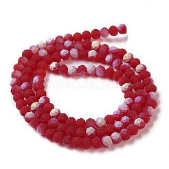 Transparent Glass Beads Strands&nbsp;EGLA-A034-T4mm-MB07