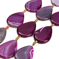 Natural Banded Agate/Striped Agate Beads Strands&nbsp;GG-CBAE0EB-01A-06