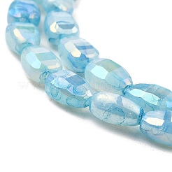 Imitation Jade Glass Beads Strands&nbsp;GLAA-P058-06A-03
