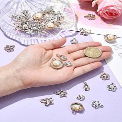 12 Styles ABS Plastic & CCB Plastic Pendants&nbsp;KY-YW0001-67